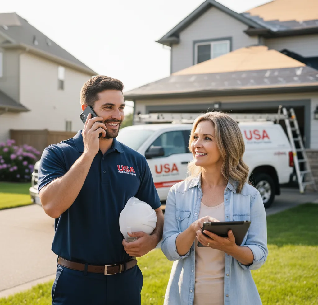 USA Roof Repair Experts customer support in Vacaville
